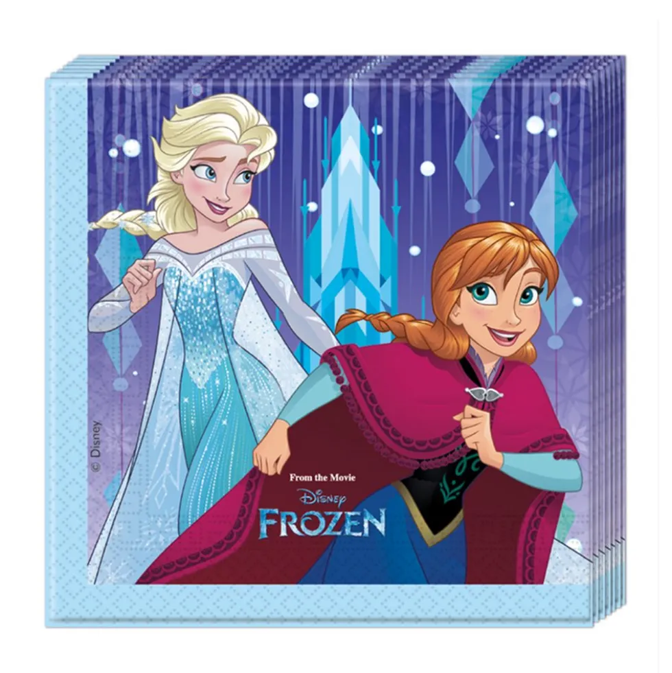 Juego de 20 Servilletas de Frozen