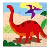 Juego de 12 Servilletas Dino Island