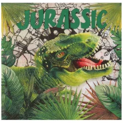 Juego de 20 Servilletas Dinosaurios Attack