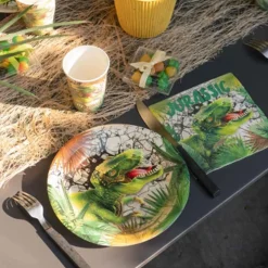 Juego de 20 Servilletas Dinosaurios Attack