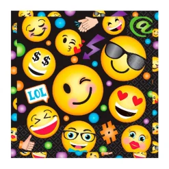 Juego de 16 Servilletas Emoticones / Emoji