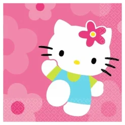 Juego de 16 servilletas Hello Kitty