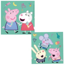 Juego de 20 Servilletas Peppa Pig y George
