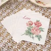 Juego de 20 servilletas pequeñas With love