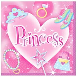 Juego de 16 servilletas Princesas