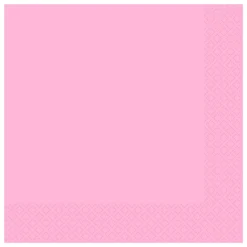 Juego de 20 Servilletas Rosa Pastel