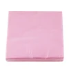 Juego de 20 servilletas rosas