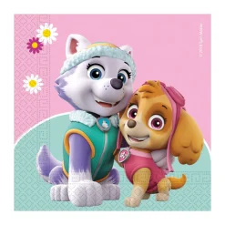 Juego de 20 Servilletas Skye y Everest Patrulla Canina
