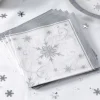 Juego de 20 servilletas Snowflakes