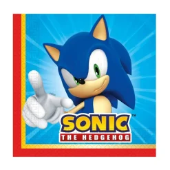 Juego de Servilletas Sonic The Hedgehog 20 ud