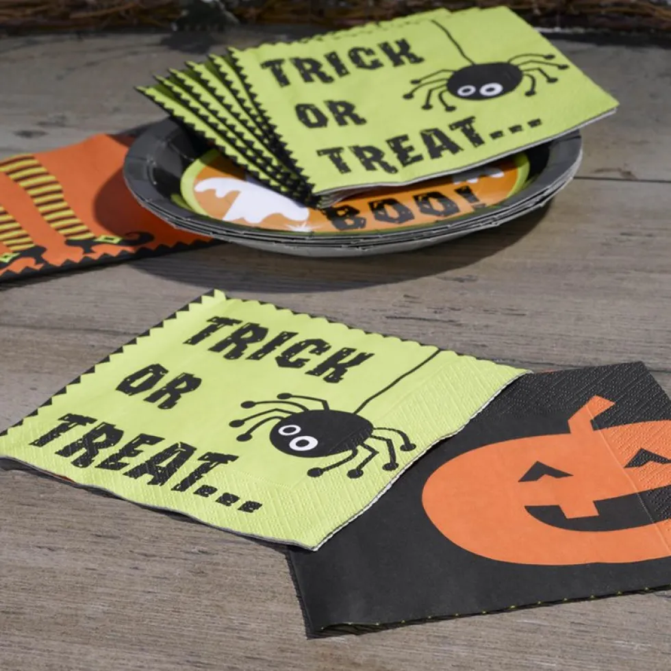 Juego de 20 servilletas Sweet Haloween