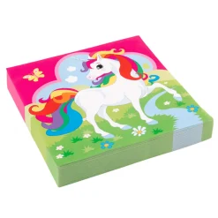 Juego de 20 Servilletas Unicornio