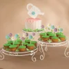 Juego de 3 Soportes Metálicos para Tartas y Dulces