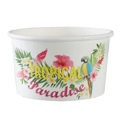 Juego de 10 Tarrinas Paraíso Tropical