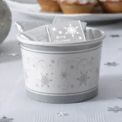 Juego de 8 Tarrinas Snowflakes
