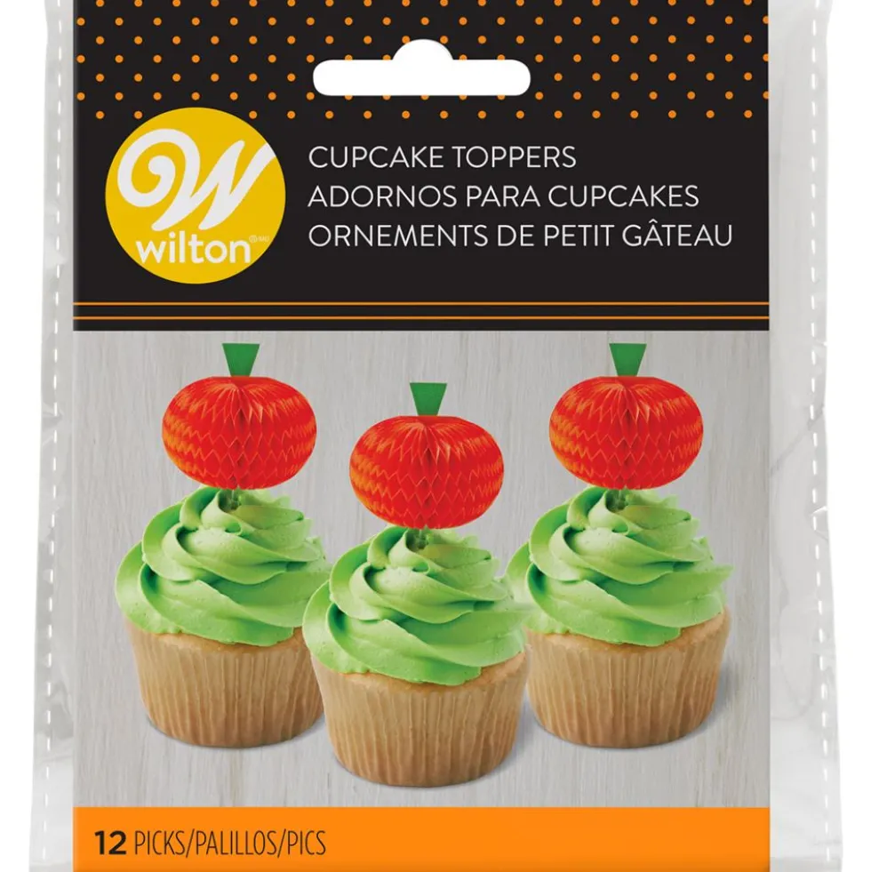 Juego de 12 Toppers Calabaza