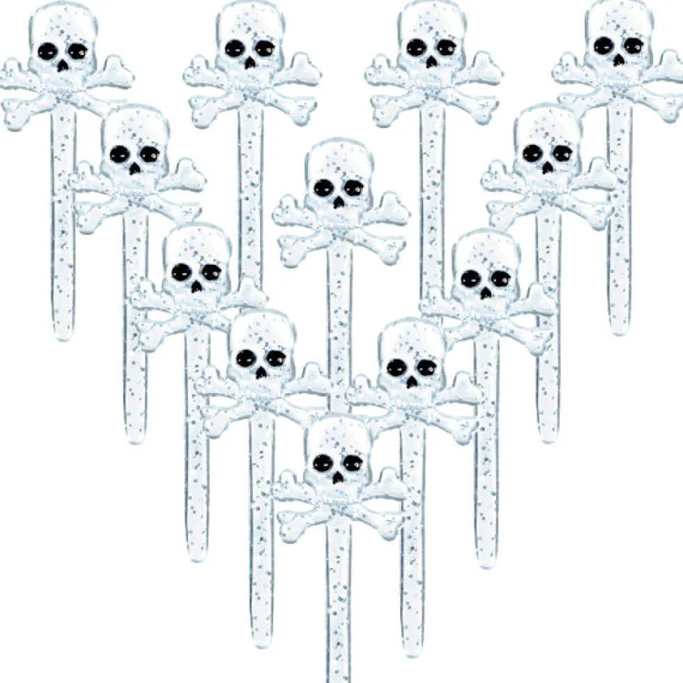 Juego de 12 Toppers Calaveras