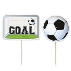 Juego de 6 Toppers Fútbol Goal
