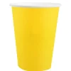 Juego de 10 Vasos Amarillos 260 ml