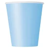 Juego de 8 Vasos Azul Claro