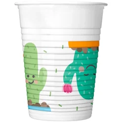 Juego de 8 Vasos Cactus