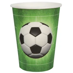 Juego de 10 Vasos Campo de Fútbol