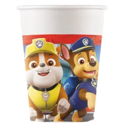 Juego de 8 Vasos de Papel Patrulla Canina