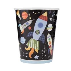 Juego de 8 Vasos Espacio Estelar