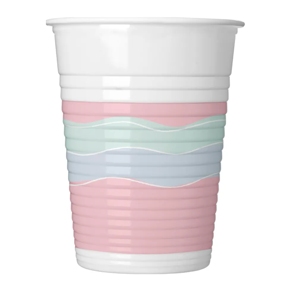 Juego de 8 Vasos Fiesta Elegante