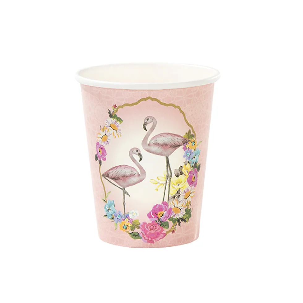 Juego de 12 Vasos Flamingo