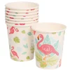 Juego de 6 Vasos Flamingo Rosa 240 ml