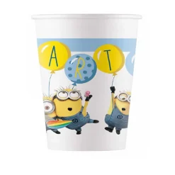Juego de 8 Vasos Minions Party