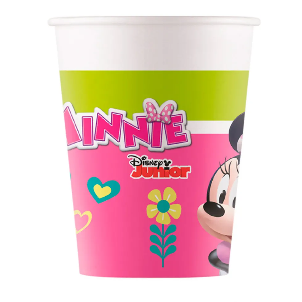 Juego de 8 Vasos Minnie Mouse Happy