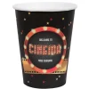 Juego de 10 Vasos Negros Cinema