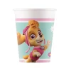 Juego de 8 Vasos Patrulla Canina Skye y Everest