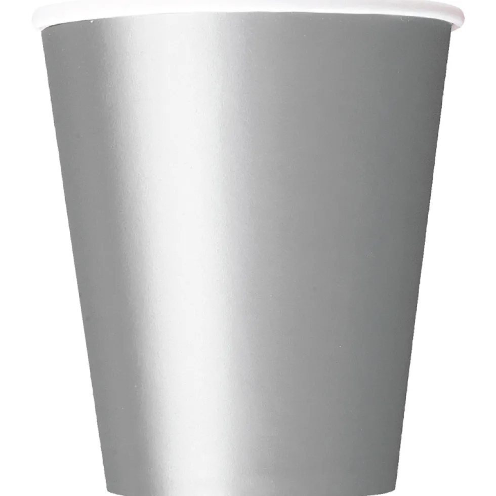 Juego de 14 Vasos Plateados
