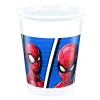 Juego de 8 Vasos Spiderman Team Up