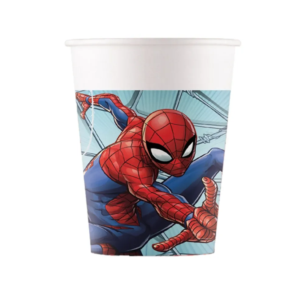 Juego de 8 Vasos Ultimate Spiderman