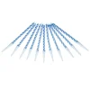Juego de 12 Velas Azules 6 cm