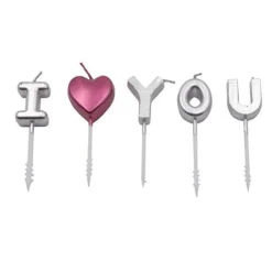 Juego de Velas I Love You