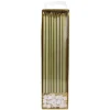 Juego de 16 Velas Largas Doradas