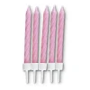 Juego de 10 Velas Rosas 6 cm