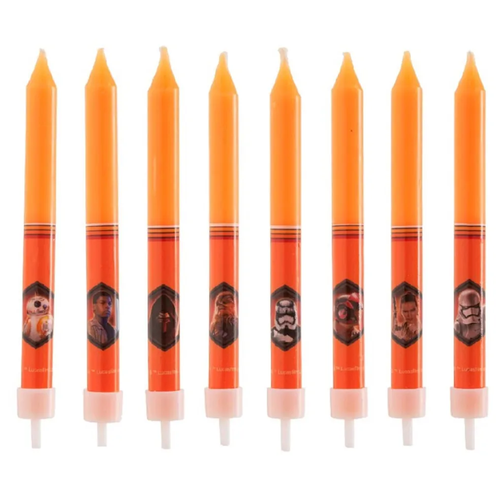 Juego de 8 Velas Star Wars