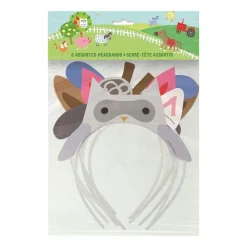 Juego 6 Diademas Animales de la Granja