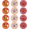 Juego 12 Impresiones Papel Comestible Dulce Halloween A 6 cm