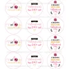 Juego 12 Impresiones Papel de Azúcar Logo San Valentín A 6 cm
