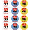 Juego 12 Impresiones Papel de Azúcar Día del Padre H 6 cm