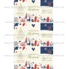 Juego 9 Impresiones 9x5 cm en Papel Comestible Navidad Rectangular A