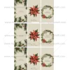 Juego 9 Impresiones 9x5 cm en Papel Comestible Navidad Rectangular B