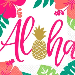 Juego 16 Servilletas Aloha Lunch